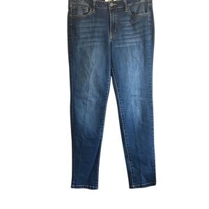 Kancan Dark Wash Denim‎ Skinny Jeans Comfort Stretch Everyday Casual Style